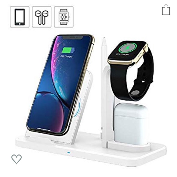 Other - New 4 in 1 Wireless charger stand